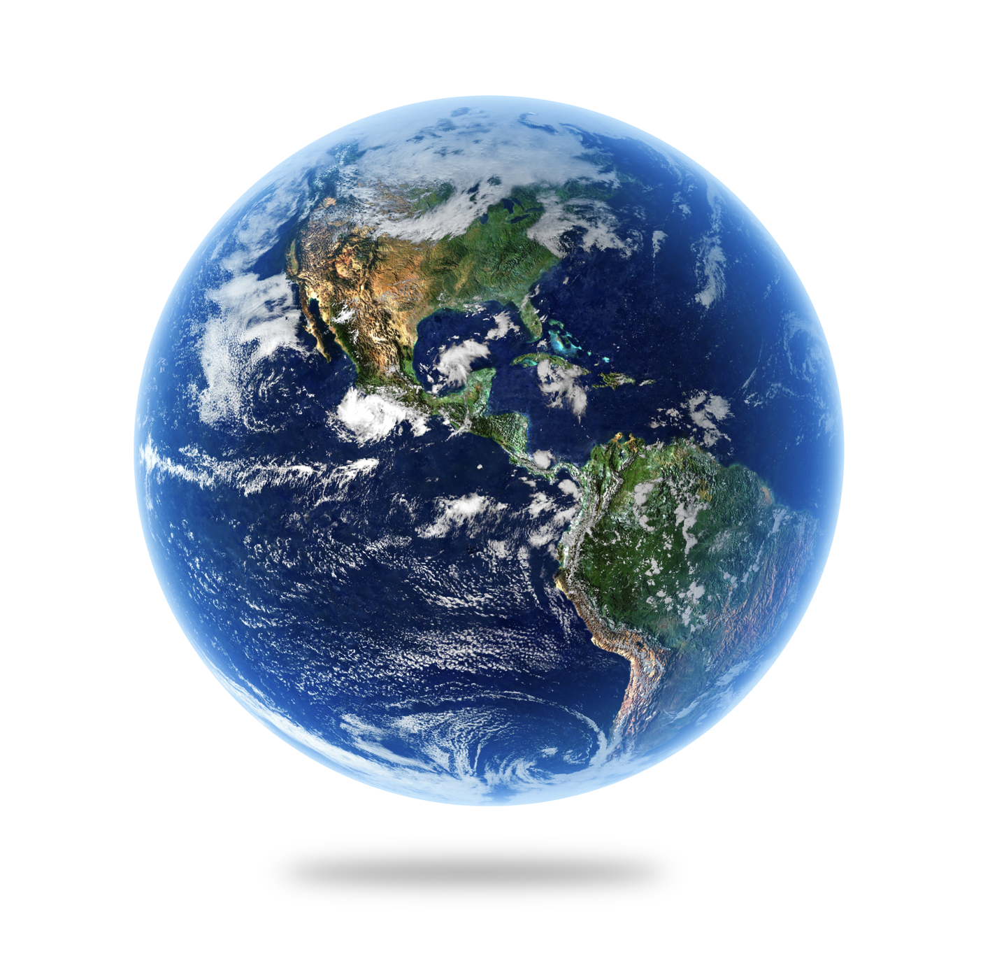 Isolated Earth -  Elements of this Image Furnished by NASA